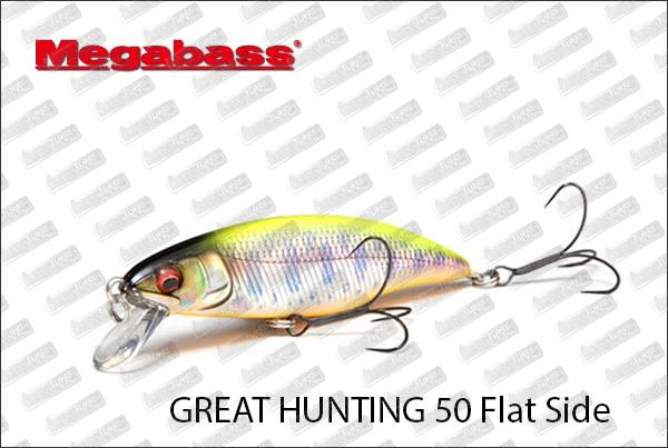 MEGABASS Great Hunting 50 Flat Side FS