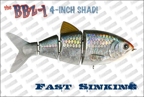 SPRO BBZ-1 Shad Fast sinking