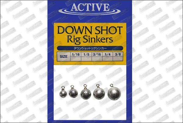 ACTIVE Down Shot Rig Sinkers