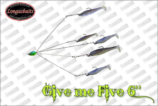 LONGASBAITS ''Give Me Five'' 6''