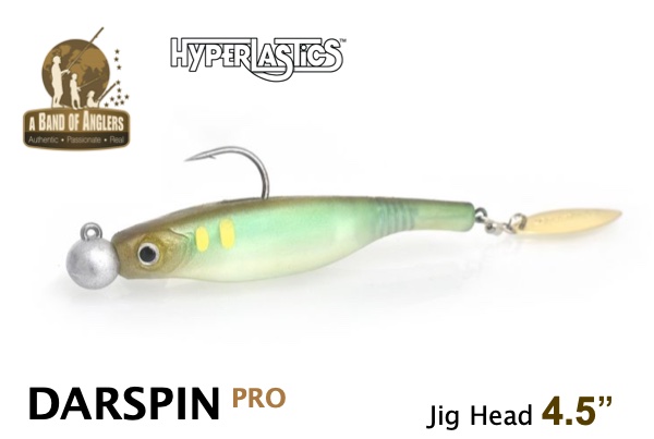 HYPERLASTICS Dartspin Pro Jig Head 4.5''