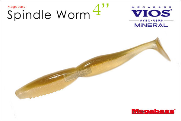 MEGABASS Super Spindle Worm 4''