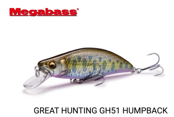 MEGABASS Great Hunting GH51 Humpback