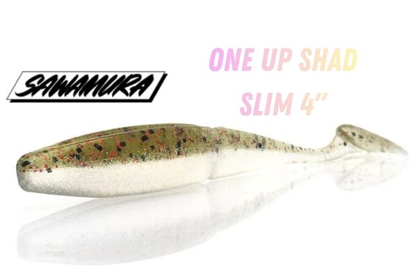 SAWAMURA One Up Shad Slim 4''