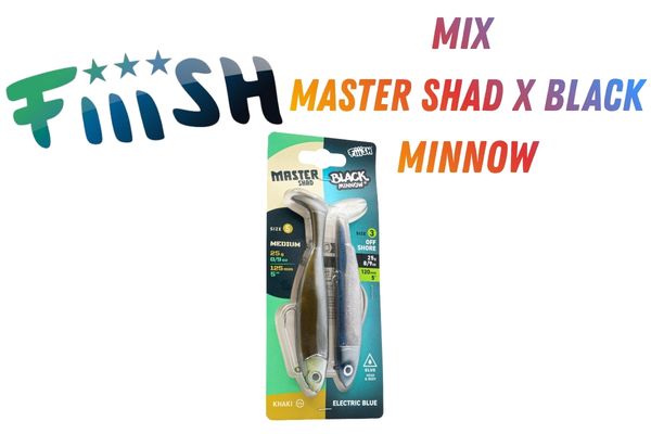 FIIISH Mix Master Shad x Black Minnow