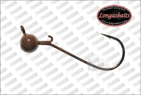 LONGASBAITS Shakey Heads Brown