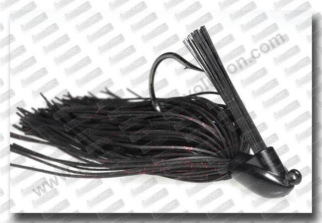 KEITECH Rubber jig Model I 5/16oz (9g) #311 Black Red FLK