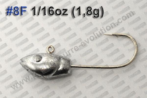 ECOGEAR Jig Head #8 1/16oz (1,8g)