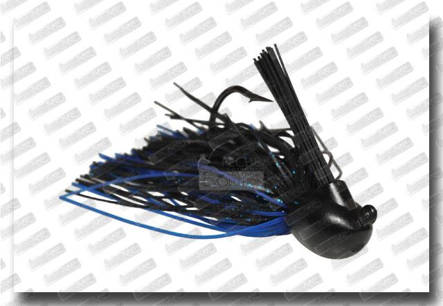KEITECH Rubber jig Model I 1/2oz (14 g) #407 Black/Blue