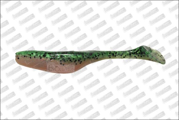  BASS ASSASSIN Turbo Shad 4'' #332 Rainbow Trout