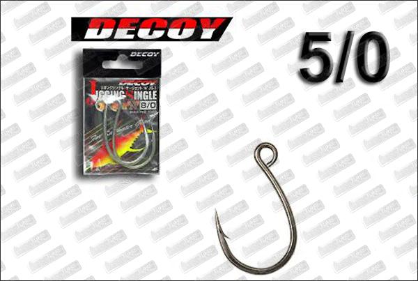 DECOY Single Hook JS1 5/0 (4/pack)