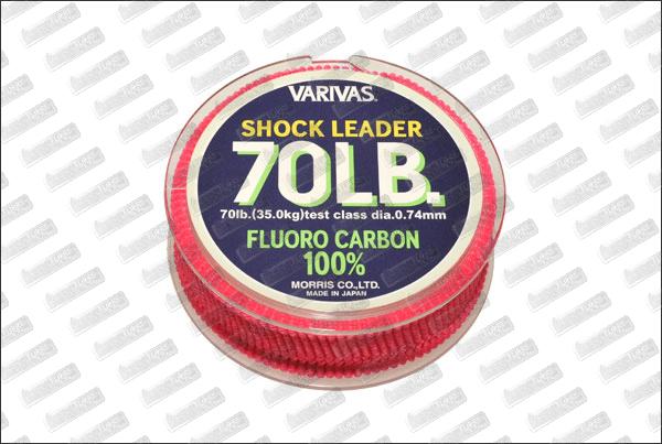  Fluorocarbon VARIVAS Shock Leader 70 lb 30m