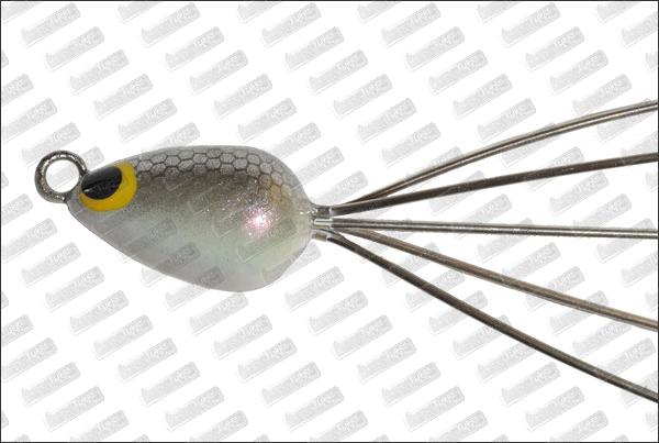 LONGASBAITS ''Give Me Five'' 4'' #Alburno Plata