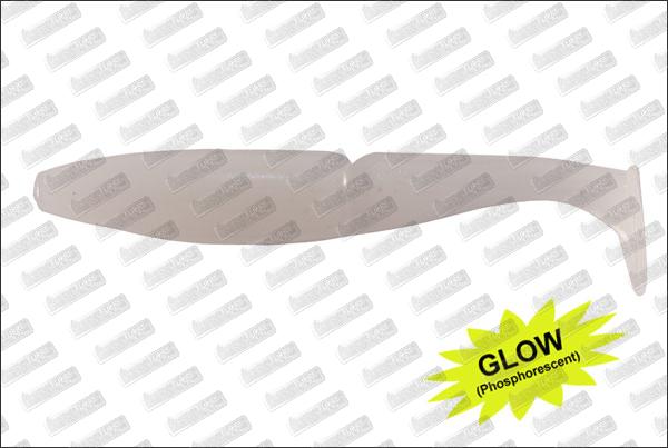 SAWAMURA One Up Shad 7'' #079 Glow White