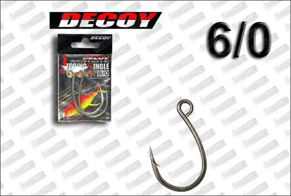 DECOY Single Hook JS1 6/0 (4/pack)