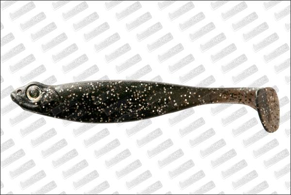 MEGABASS Hazedong Shad 3'' #Black Silver Flakes