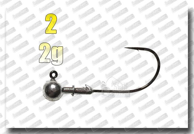 GRAN ''Nogales Jig Head Type R #2 - 2g