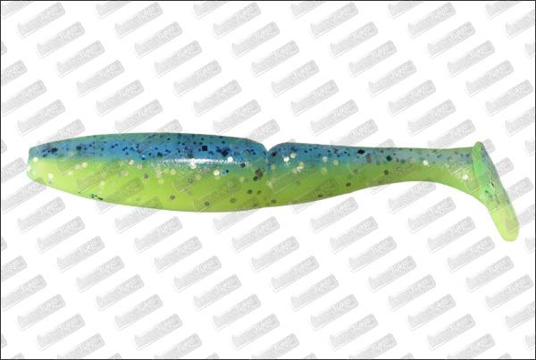 SAWAMURA One Up Shad Evolution 3'' #103 Blue Gold Glitter