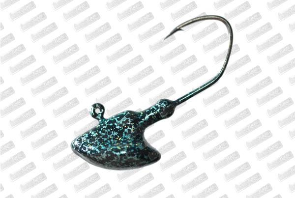 ULTIMATE FISHING Vertil One 11g-1/0 #Martelé Vert Bleuté