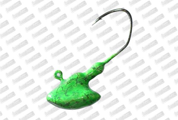 ULTIMATE FISHING Vertil One 11g-1/0 #Nervure Vert Fluo