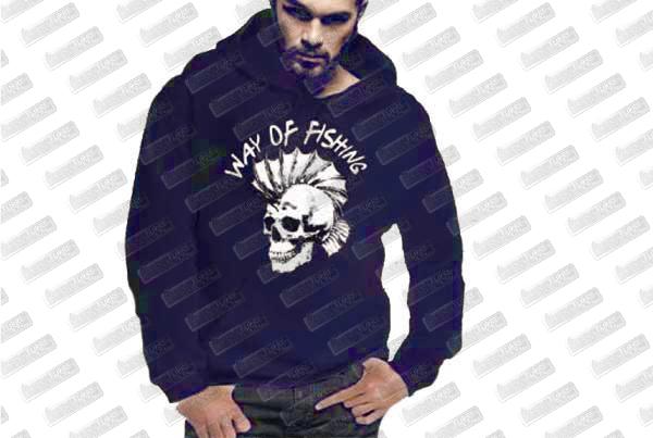 WOF Sweet à capuche Navy #L