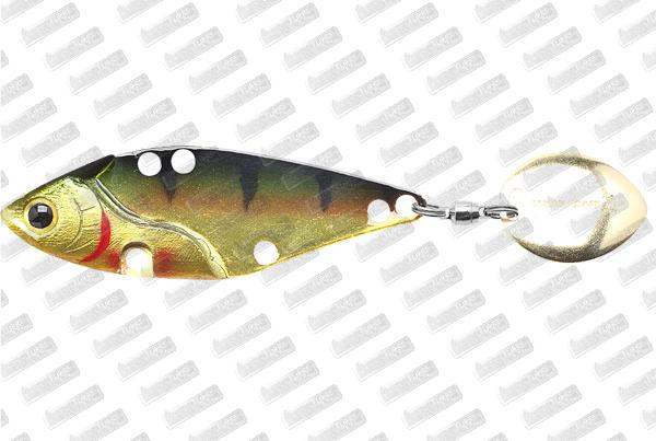 LUCKY CRAFT iLV 50 Spin 7g #Aurora Gold Northern Perch