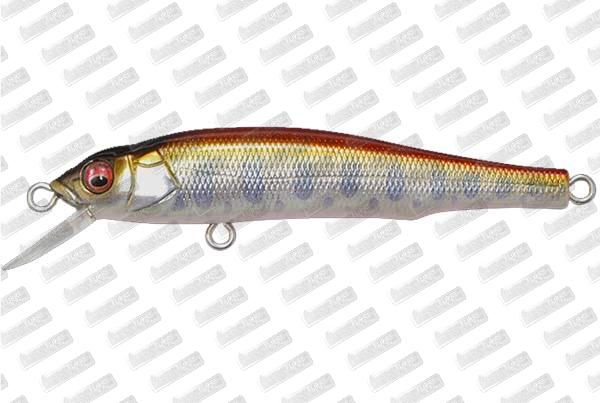 MEGABASS Great Hunting 70 Flat Side #M Red Sream