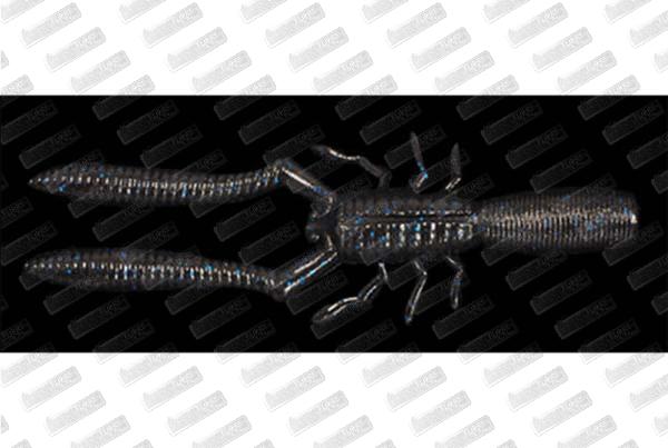 MEGABASS Bottle Shrimp 2.4'' #Black Blue