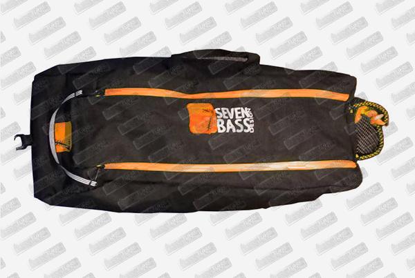 SEVEN BASS Sacoche Float tube Flax Cargo Classic Orange (Toile)