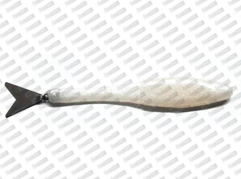 LONGASBAITS Inox Tail #White Pearl