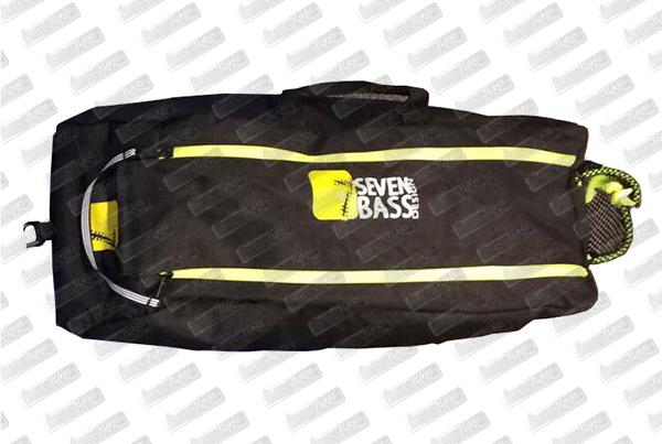 SEVEN BASS Sacoche Float tube Flex Cargo Classic jaune (Toile)