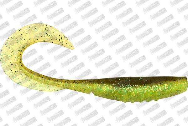 MEGABASS XLayer Curly 3.5'' #Green Pumpkin Chart