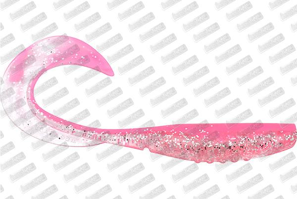 MEGABASS XLayer Curly 5'' #Pink Glitter