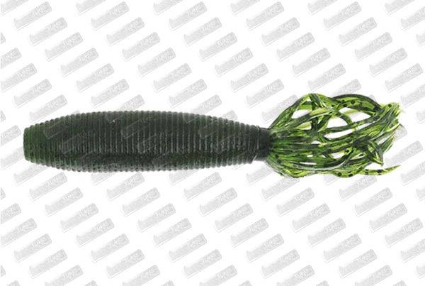 YAMAMOTO 4 Fat Ika - Realistic Soft Plastic Fishing Lure Baits with  Grub-Style Body and Tube-Style Skirt - 10 Pack Fading Watermelon With Large  Black