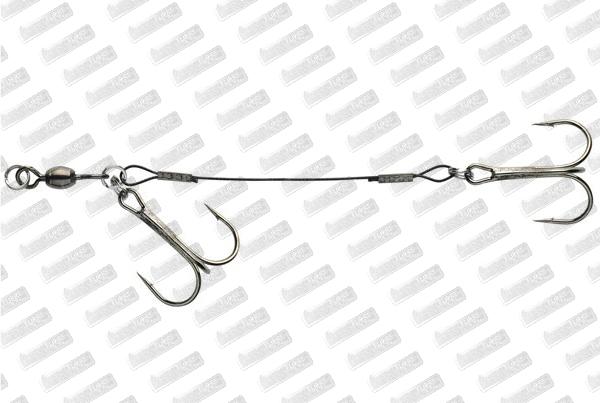 SAKURA Soft Lure Rig Double #L