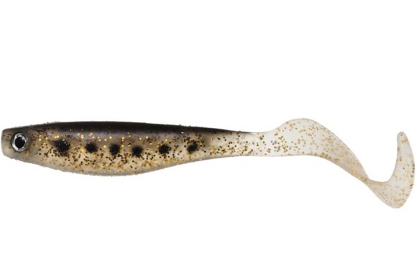 HYPERLASTICS Curlyminn Pro Swimbait 6'' #BKR