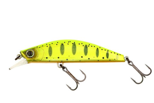 DUEL Hardcore Trout Heavy Flat (S) 80mm #HGYM Holo. Gold Trout