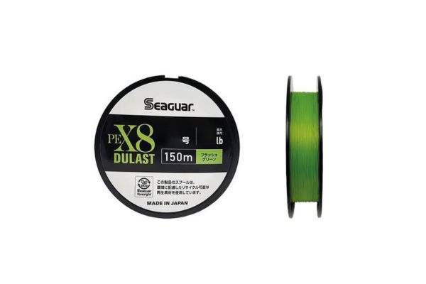 Tresse SEAGUAR Dulast PE X8 Fluo Green 150m 28,5/100