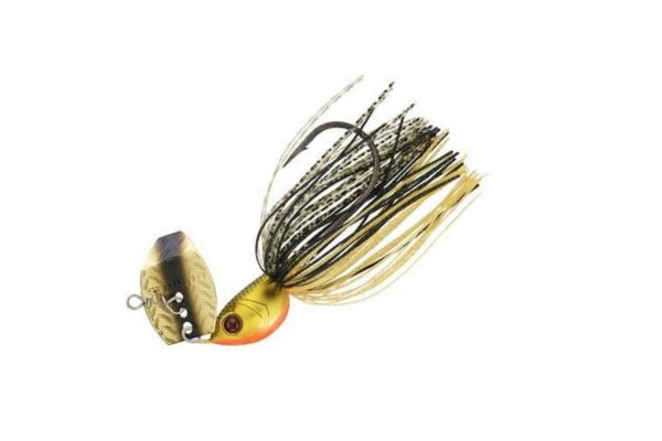 SAKURA Cajun Bladed Jig 3/8oz #JC14 Black & Gold
