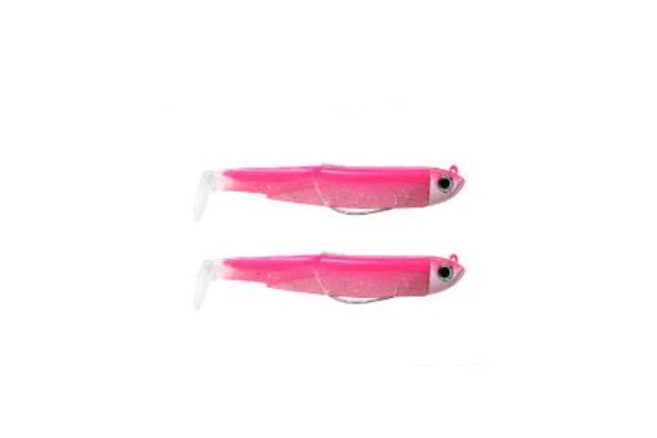 FIIISH Black Minnow N°1 70mm DOUBLE COMBO Shore 3g #Fluo Pink