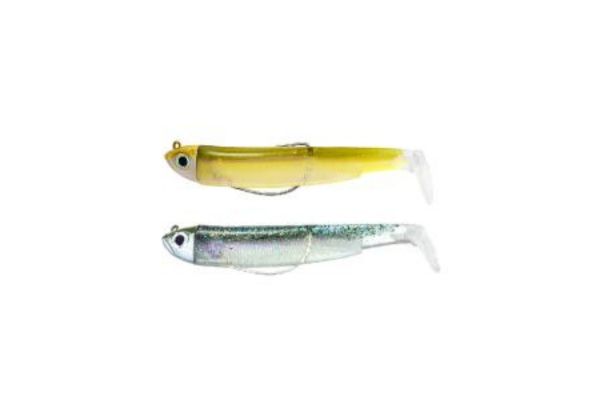 FIIISH Black Minnow N°2 90mm DOUBLE COMBO Shore 5g #Ghost Minnow+Wakasagi