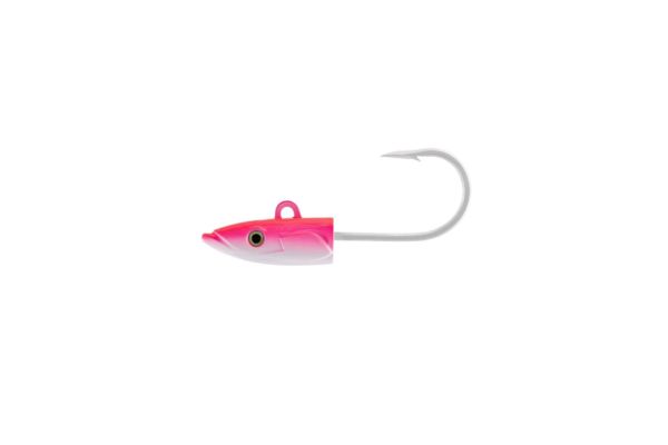 FIIISH Crazy Sand Eel et Crazy Paddle Tail Têtes plombées N°5 220mm Heavy Monster 140g Fluo Pink