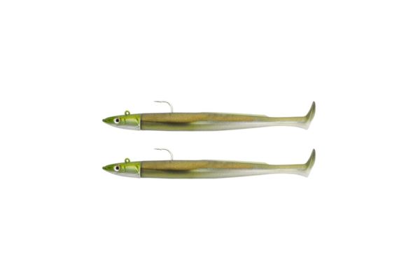 FIIISH Crazy Paddle Tail N°1 100mm DOUBLE COMBO OffShore 10g Khaki