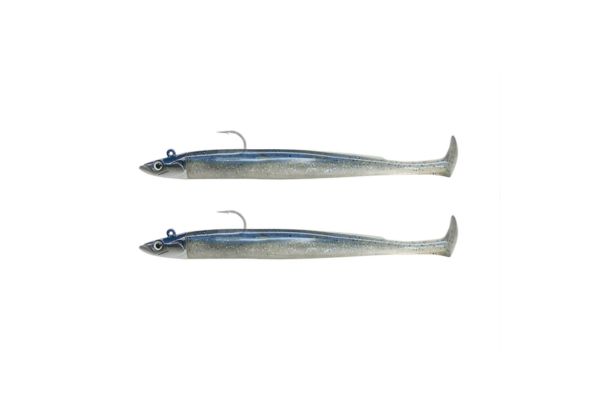 FIIISH Crazy Paddle Tail N°2 120mm DOUBLE COMBO Shore 7g Electric Blue