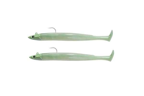 FIIISH Crazy Paddle Tail N°3 150mm DOUBLE COMBO Shore 10g Pearl Green
