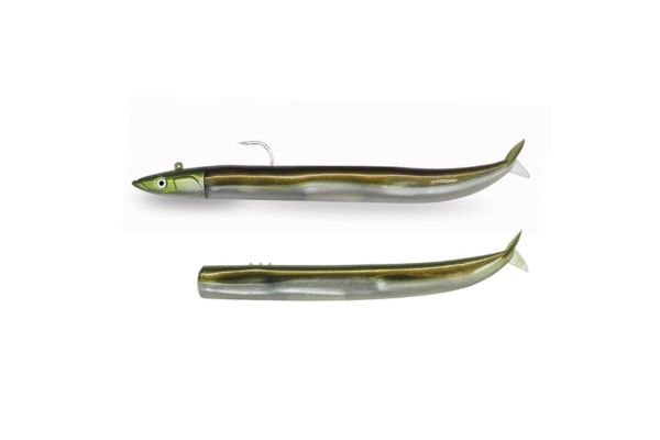 FIIISH Crazy Sand Eel N°5 220mm COMBO OffShore 60g Khaki