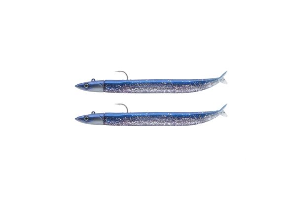 FIIISH Crazy Sand Eel N°3 150mm DOUBLE COMBO OffShore 20g Blue Strike