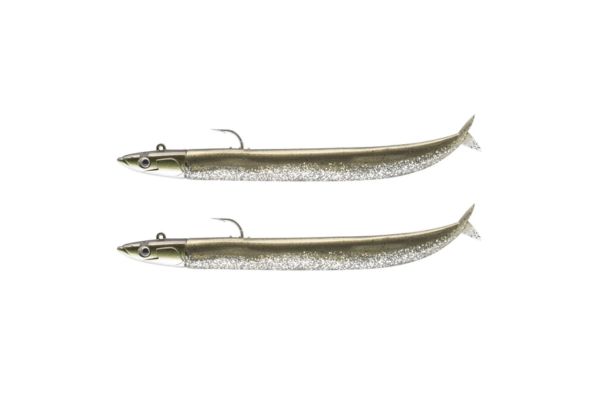 FIIISH Crazy Sand Eel N°3 150mm DOUBLE COMBO OffShore 20g Khaki Strike