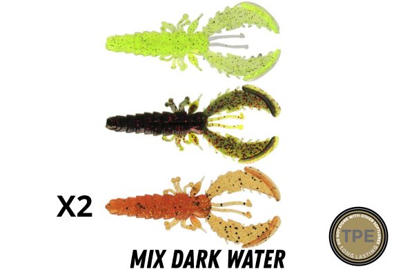 WESTIN Crecraw Slim 75mm 3g #Mix Dark Water