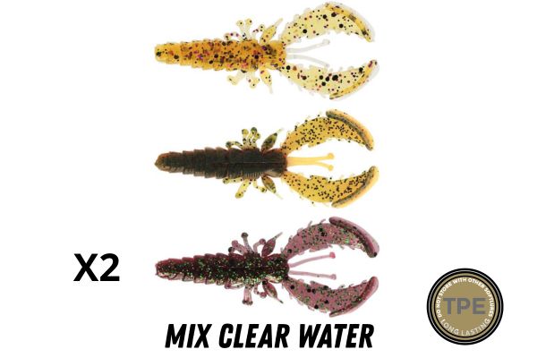 WESTIN Crecraw Slim 75mm 3g #Mix Clear Water